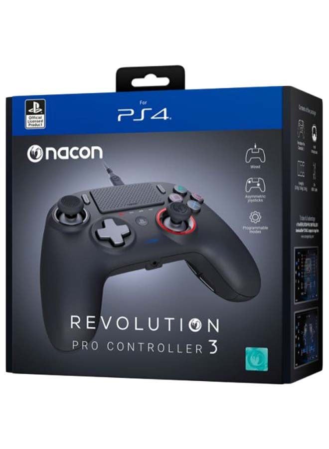 nacon - Revolution Pro Controller 3 For Playstation 4 Black - Image 1