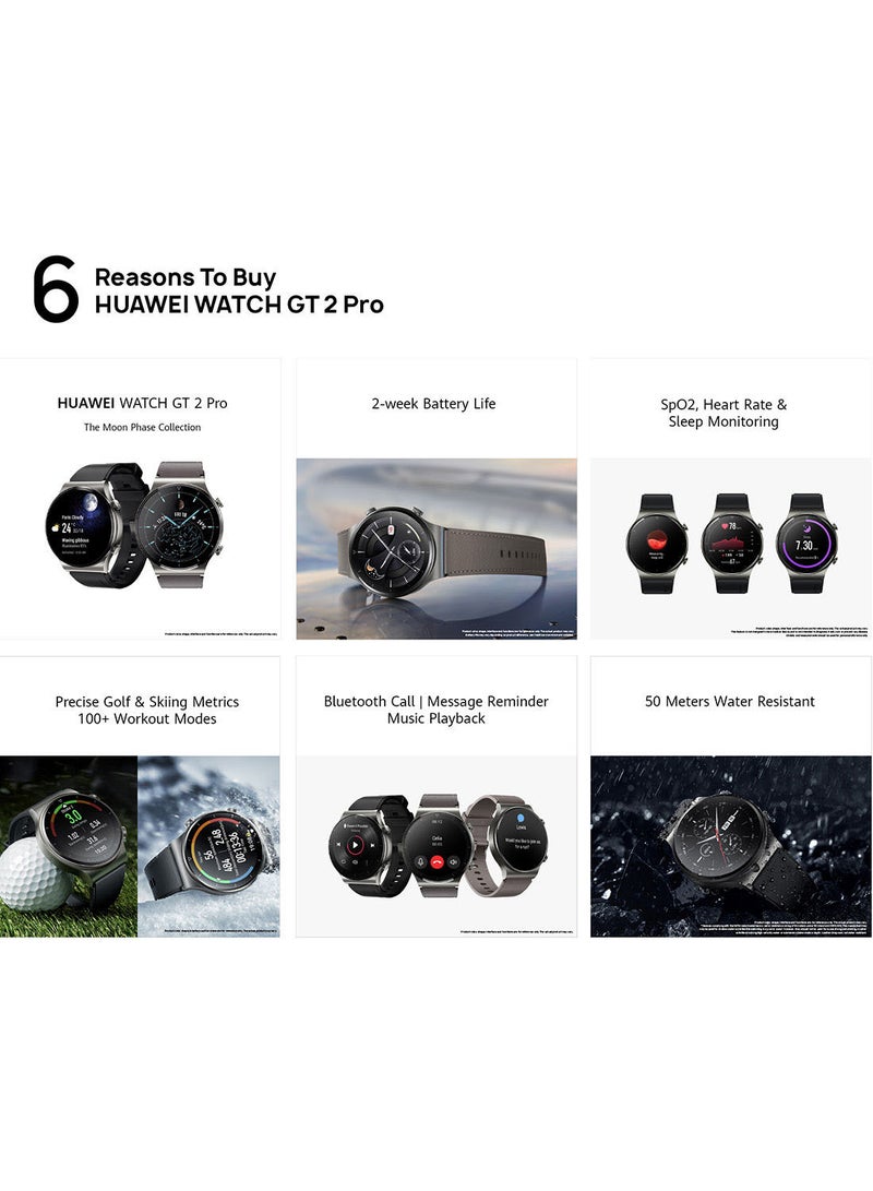 HUAWEI - Leather Watch GT 2 Pro Nebula Gray - Image 1