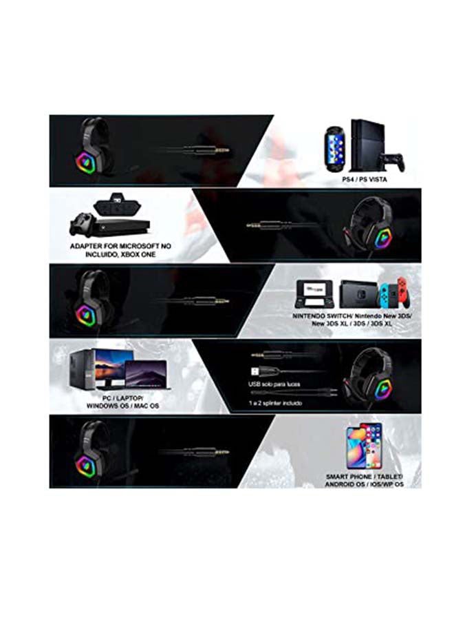 onikuma - Professional Gaming Headset For PS4/PS5/XOne/XSeries/Nintendo Switch/PC -Wired - Image 1