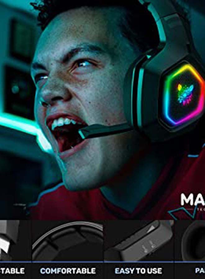 onikuma - Professional Gaming Headset For PS4/PS5/XOne/XSeries/Nintendo Switch/PC -Wired - Image 1