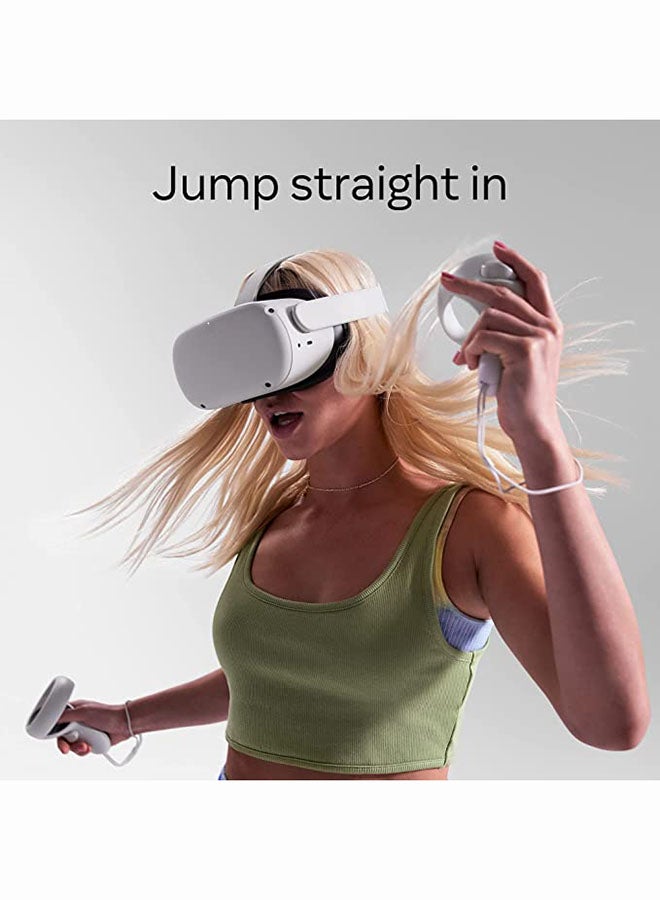 Oculus - Meta Quest 2 Advanced All-In-One VR Headset 128gb White - Image 1