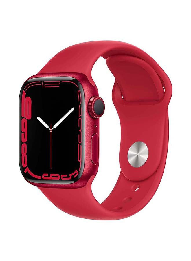 Apple Watch Series 7 GPS 41mm (PRODUCT)RED Aluminium Case with Sport Band (PRODUCT)RED - Image 1