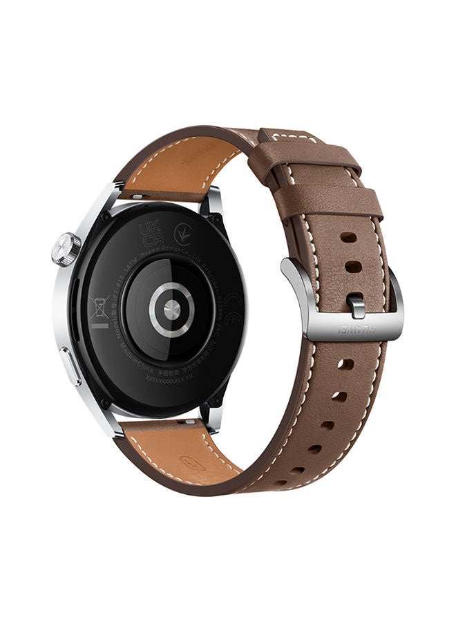 WATCH GT 3 46 mm Smartwatch Stainless Steel Brown 