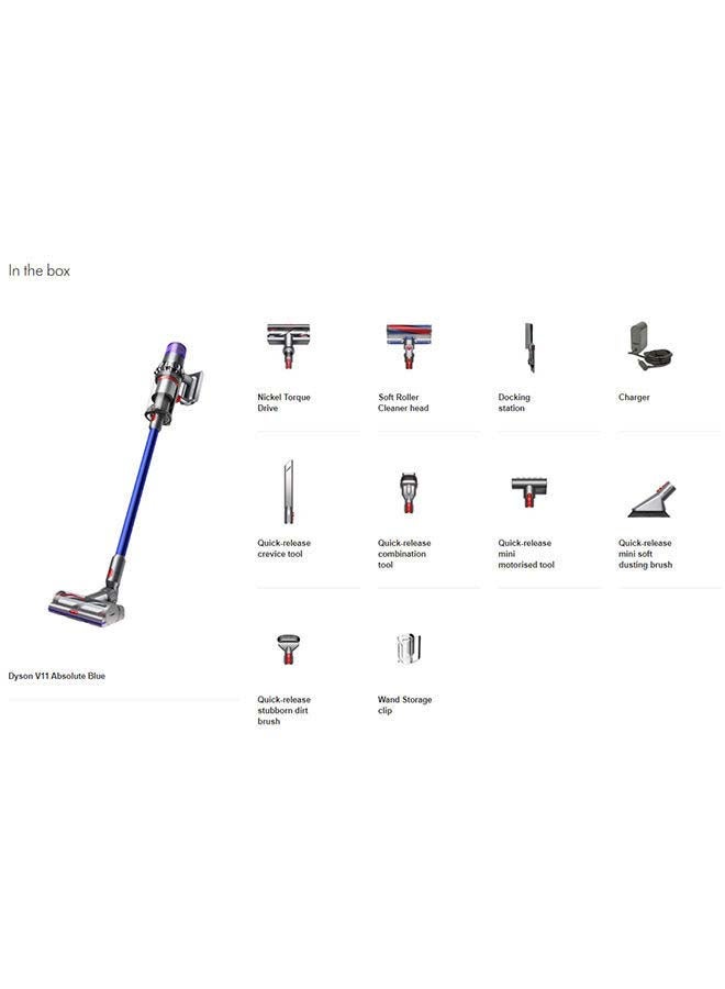 dyson - Cordless Vacuum Cleaner With Suction 185AW 0.76 L 545 W V11 Absolute Blue - Image 1