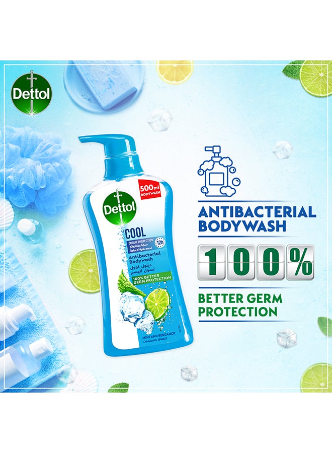 Dettol Cool Antibacterial Body Wash, 500ml  - Image 4