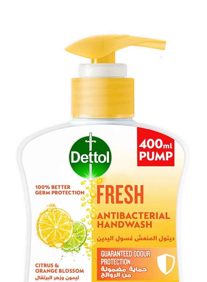 ديتول مضخة صابون سائل منعش لغسول اليدين برائحة الليمون وزهر البرتقال - Image 2