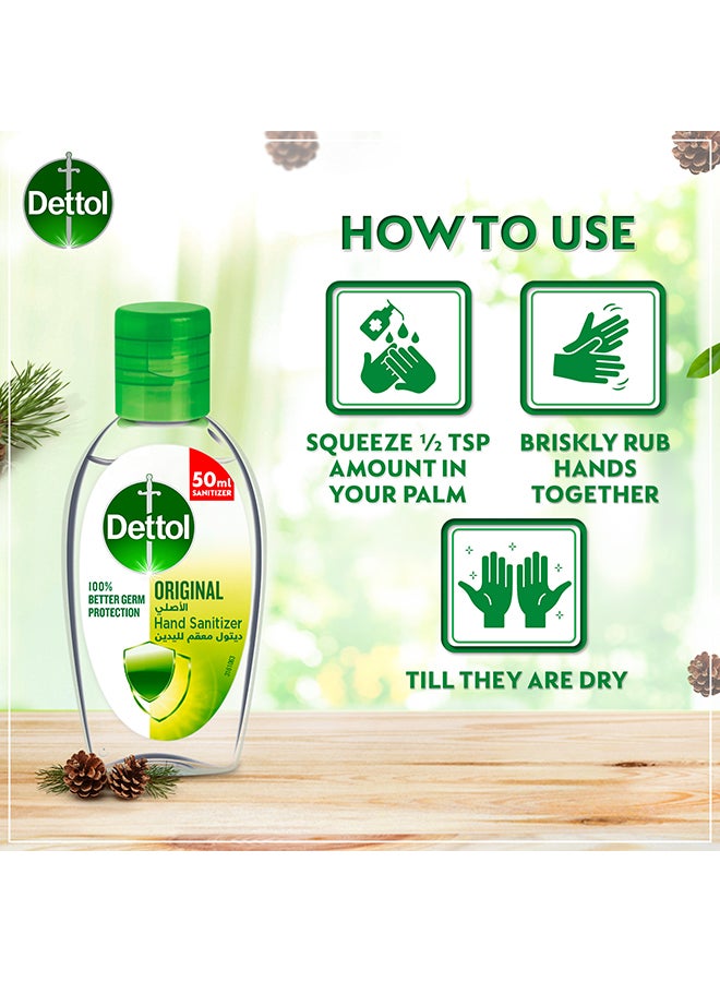 Dettol Hand Sanitizer Original 50ml  - Image 5