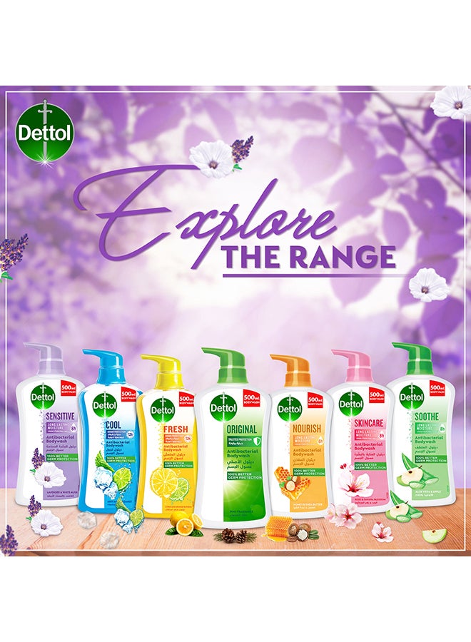 Dettol - Sensitive Antibacterial Body Wash, 500ml - Image 1
