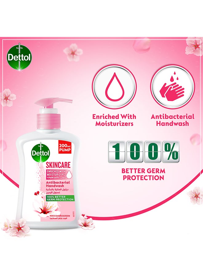 Skincare Anti-Bacterial Handwash Pack of 3 200ml