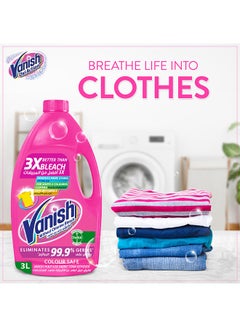 Vanish Laundry Stain Remover Pink Liquid 3Liters  - Image 2