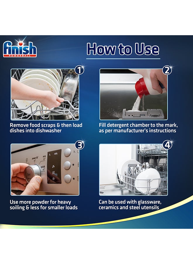 Finish - Classic Dishwasher Detergent Powder with Pre-Soaking Action 2.5kg - Image 1