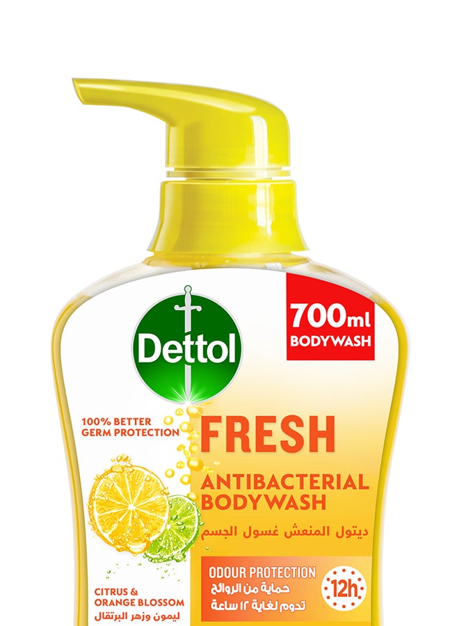 Dettol Antibacterial Bodywash Citrus And Orange Blossom Fragrance 700ml  - Image 2