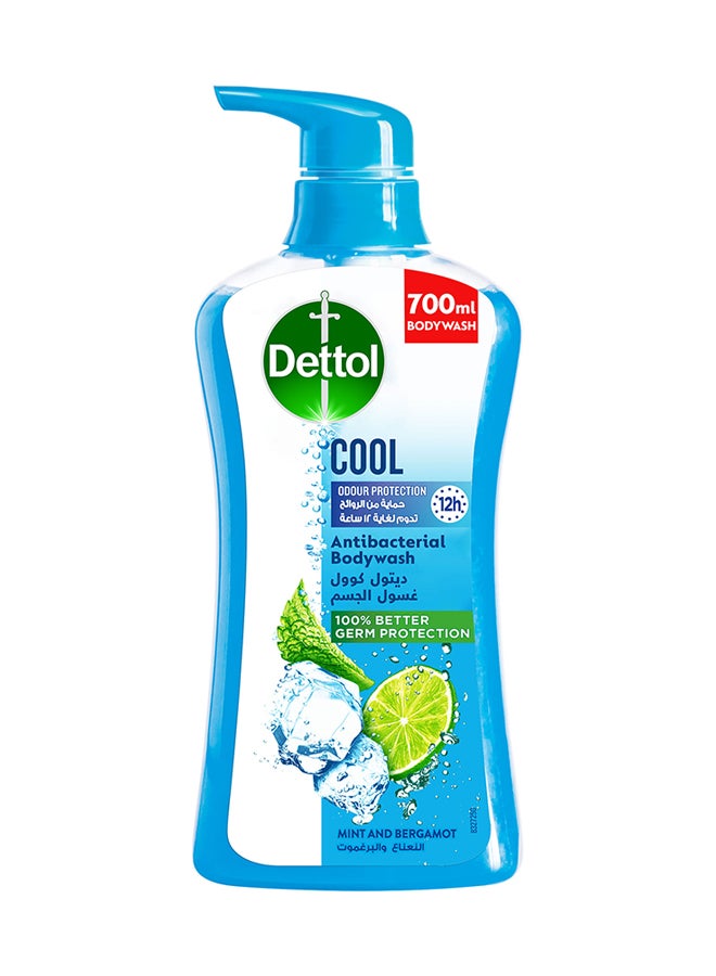 Dettol Instant Cool Antibacterial Body Wash Menthol And Eucalyptus 700ml - Image 2