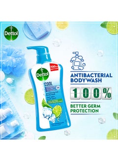 Dettol Instant Cool Antibacterial Body Wash Menthol And Eucalyptus 700ml  - Image 4
