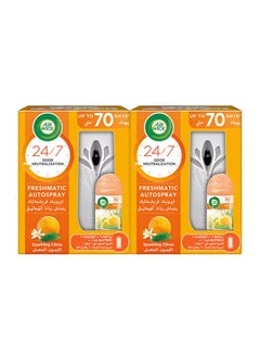 Air Wick Sparkling Citrus Freshmatic Auto Spray Kit 2-Piece 250ml  - Image 1