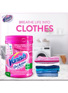 Vanish Laundry Stain Remover Pink Powder And White Powder Multicolour 1kg+900gkg  - Image 2