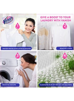 Vanish Oxi Action Fabric Stain Remover White 500+450g Pack of 2  - Image 3