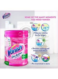 Vanish Pack Of Oxi Action Fabric Stain Remover Big Bottle(1000), Small Bottle(500)grams  - Image 5