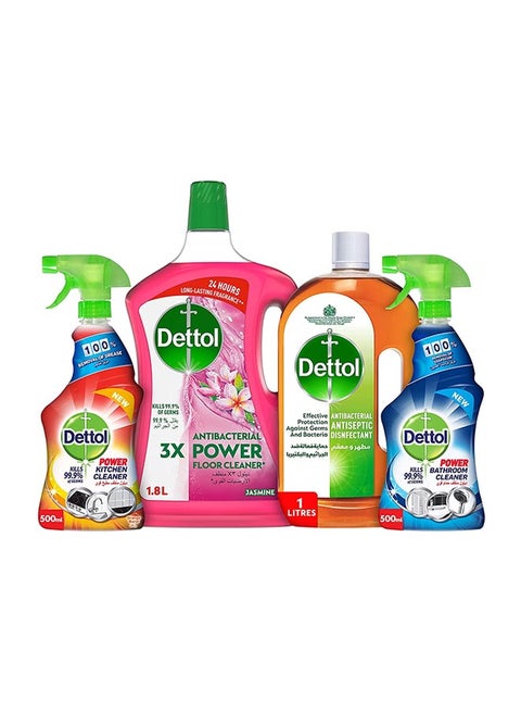 Super Saver Bundle Of Cleaner And Disinfectant Multicolour