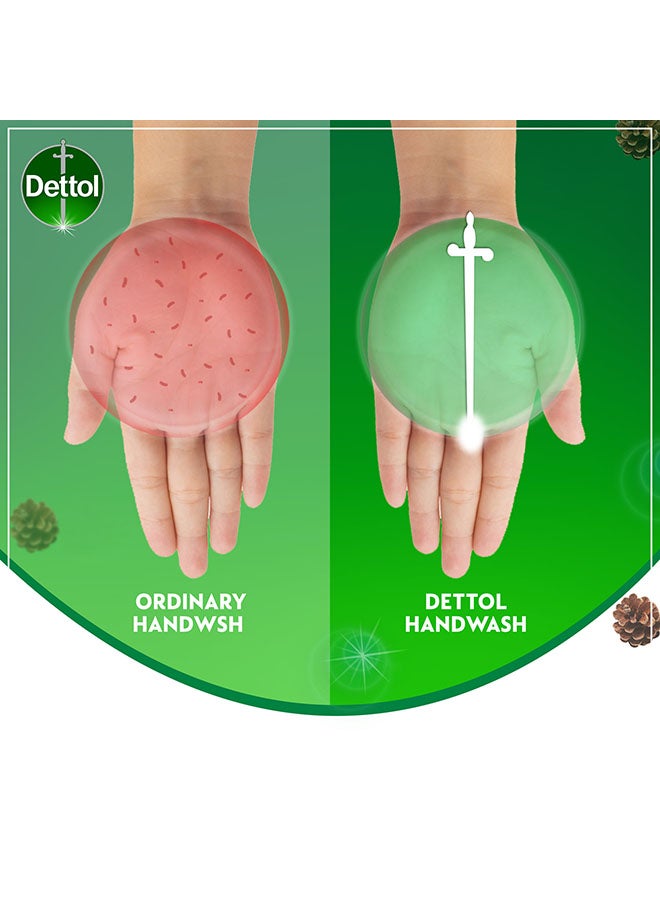 Dettol - Pack Of 3 Original Liquid Hand Wash Refill 400ml+1L - Image 1