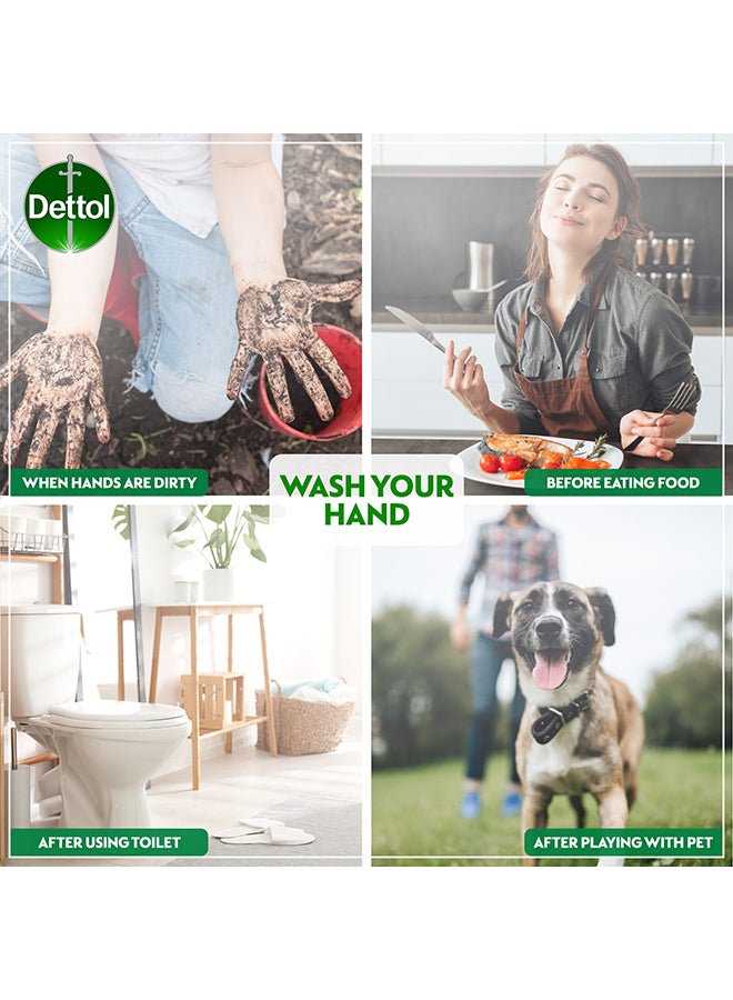 Dettol - Pack Of 3 Original Liquid Hand Wash Refill 400ml+1L - Image 1