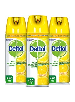 Citrus Disinfectant Spray Multicolour 3x450ml - v1669364577/N44029440A_1