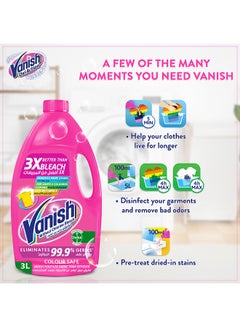 Vanish Laundry Stain Remover For Colored 3+1L Pack of 2  - Image 4