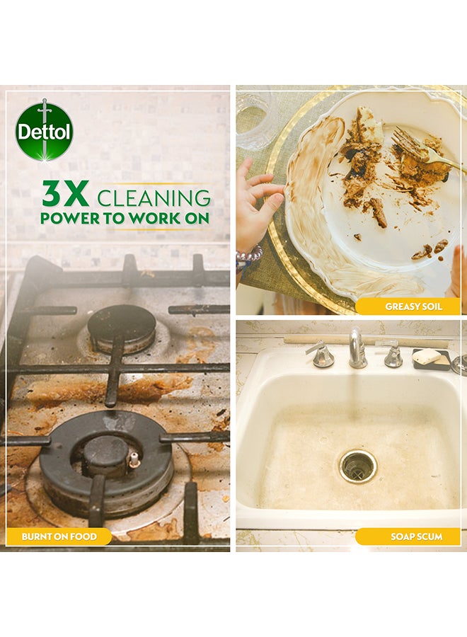 Dettol - Lemon Antibacterial Multi Surface Cleaning Large Wipes With Resealable Lid,80 Count Multicolour - Image 1