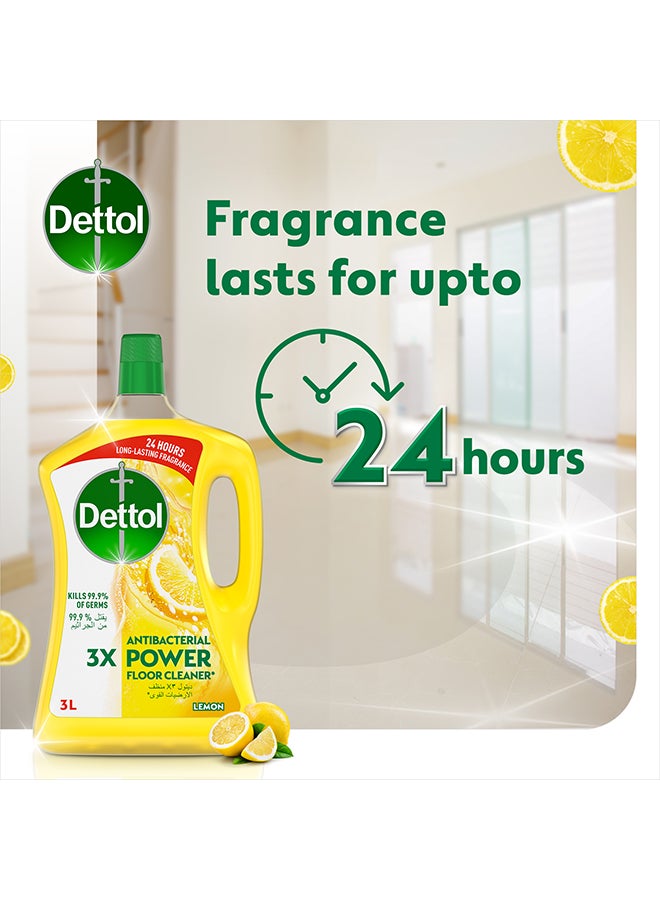 Dettol Lemon Antibacterial Power Floor Cleaner Pack Of 2 3Liters - Image 5