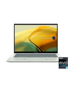 Asus Zenbook 14 OLED UX3402ZA-OLED1Q5W Laptop With 14-Inch Display, Core i5 1240P Processer/8GB RAM/512GB SSD/Intel Iris Plus Graphics/Windows 11 Home English/Arabic Aqua Celadon - v1669373571/N53367553A_1