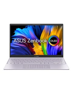 Zenbook 13 OLED UX325EA-OLED0W1W Slim Laptop With 13.3-Inch Display, Core i7 1165G7 Processer/16GB RAM/1TB SSD/Intel Iris Plus Graphics/Windows 11 Home English/Arabic SILVER