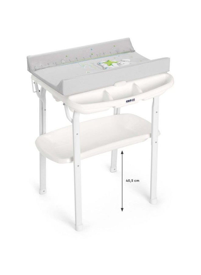 cam Aqua Bath Tub With Stand And Changing Mat - Grey  - Image 5