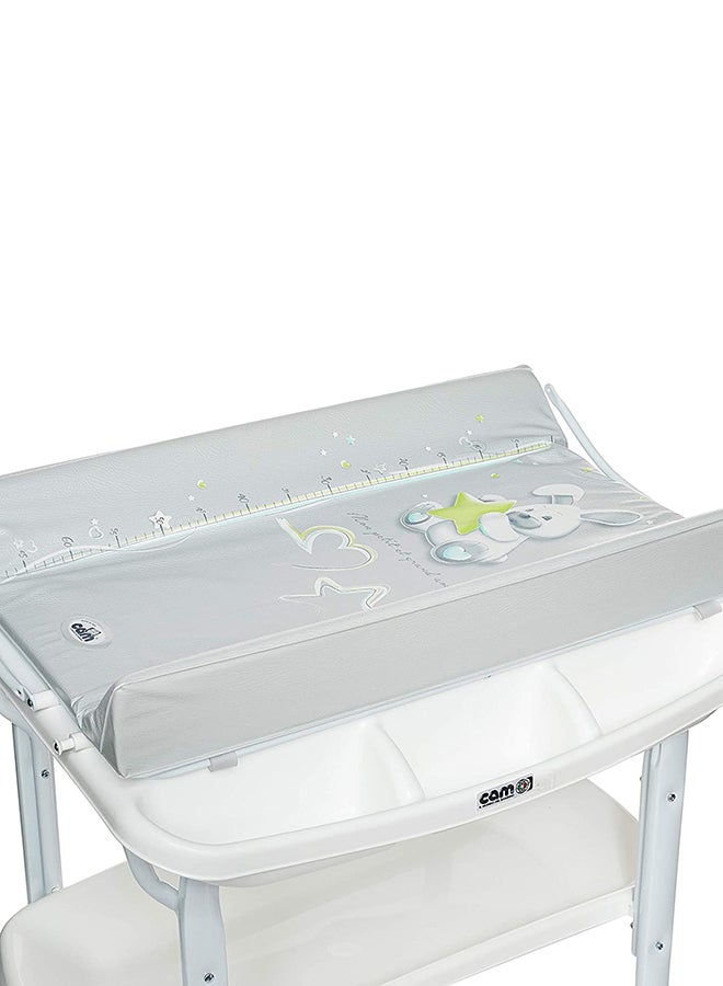 cam - Aqua Bath Tub With Stand And Changing Mat - Grey - Image 1