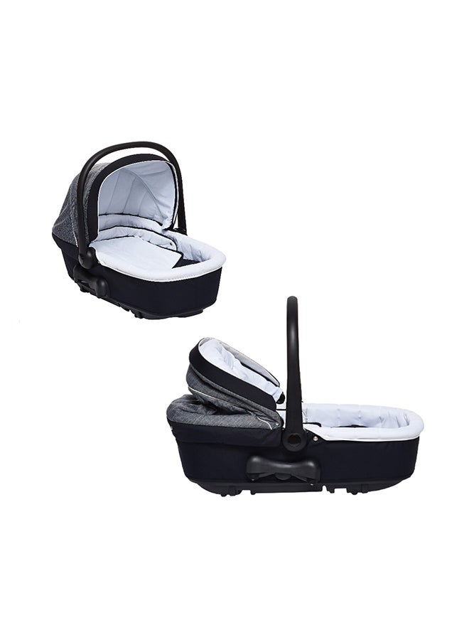 Cam سرير أطفال كوكولا للتنقل بتصميم مريح - بلون أزرق/رمادي - Image 5