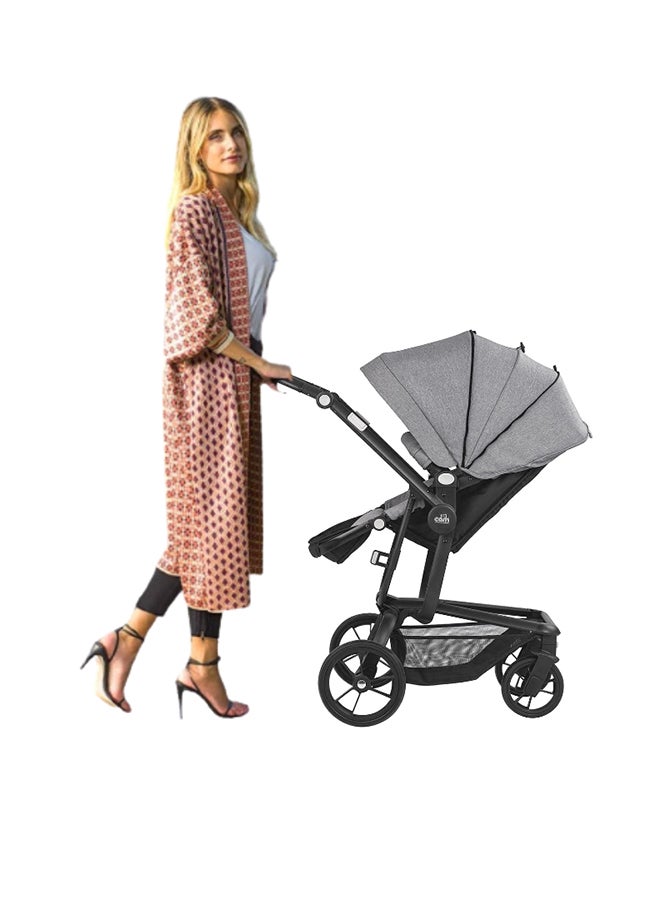 cam - Taski Sport Baby Travel System - Grey -  Super Compact And Lightweight Travel System, Very Spacious, From 0 To 4 Years Old, 22 Kg, Rocking Function, Made In Italy, Aluminium Frame - Image 1