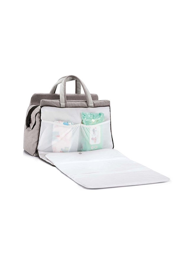 cam - Celine Baby Changing Bag, Larges Bag With Multifunction, Travel Bag, On The Go, Convertible, Mum And Dad Bag, Diaper Bag, Bag Bottle Holder, Hospital Baby Bag, Waterproof, Insulated Packet - Grey - Image 1