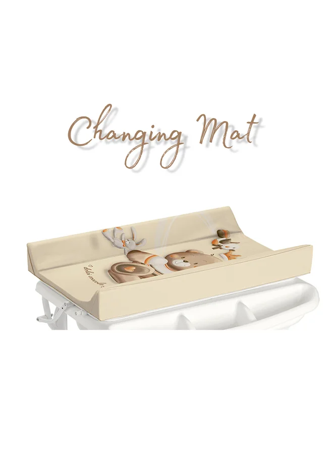 Cam Aqua Spa Changing Station Bath Tub With Stand And Changing Mat
