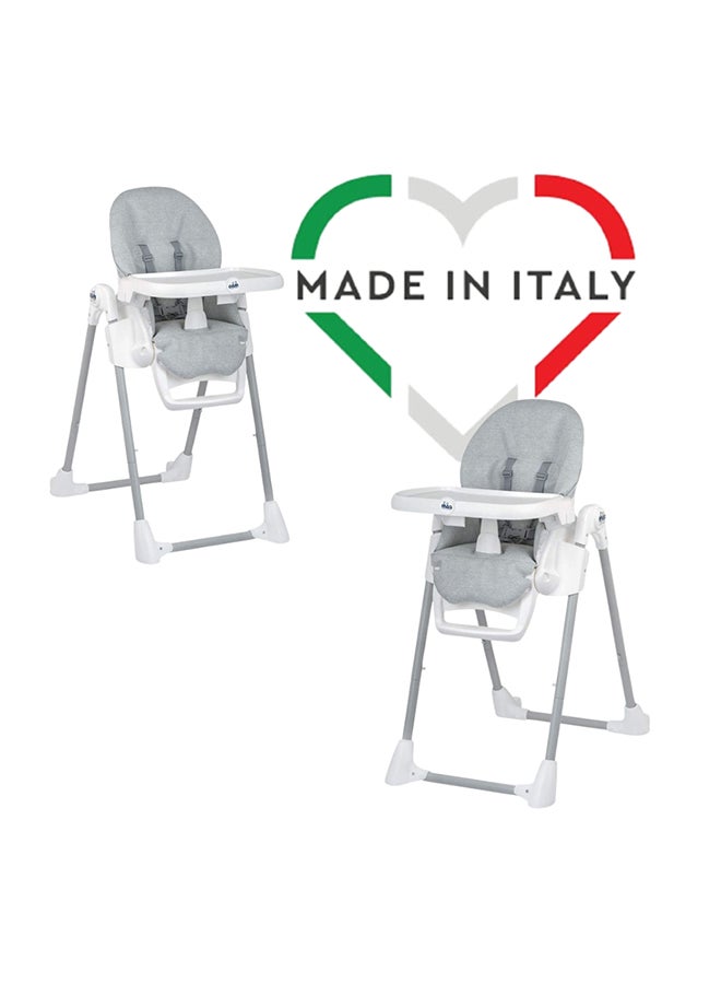 Pappananna Foldable High Chair - Grey