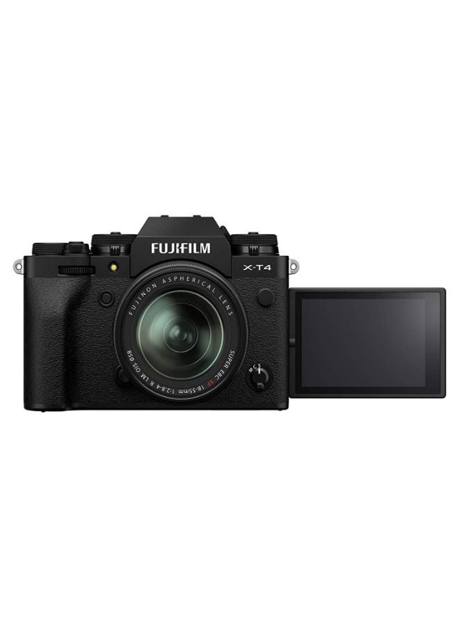 FUJIFILM - X-T4 Mirrorless Digital Camera XF18-55mm Lens Kit - Image 1