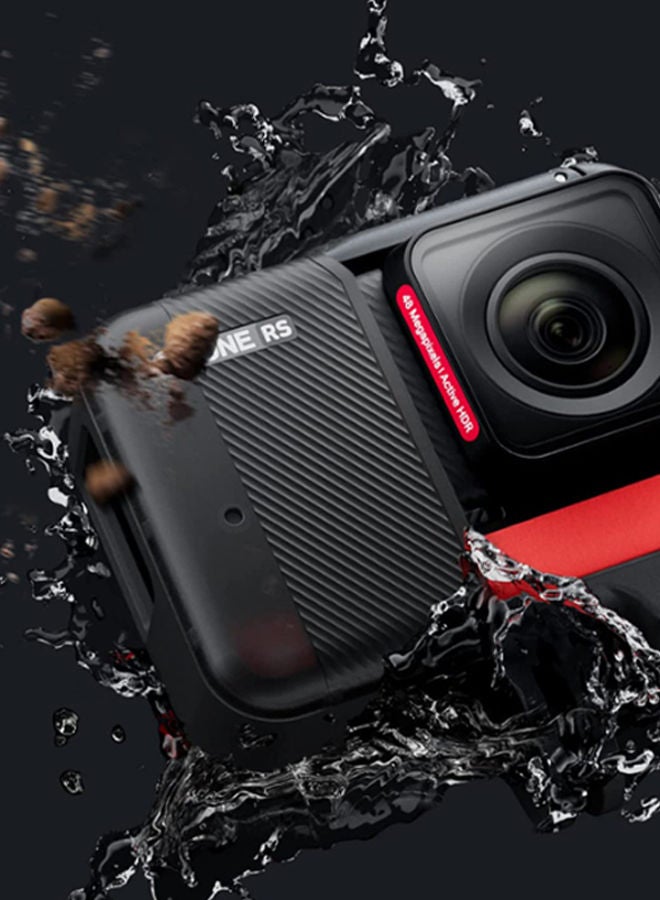 Insta360 - ONE RS Twin Edition – Waterproof 4K 60fps Action Camera & 5.7K 360 Camera With Interchangeable Lenses, Stabilization, 48MP Photo, Active HDR, AI Editing - Image 1