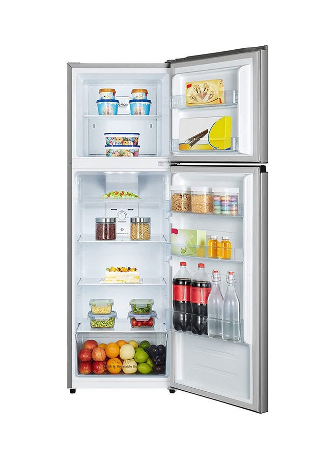 Hisense - 328L Gross/ 250L Net Capacity Top Mount Double Door ReferigeratorNo Frost, LED Interior Light, Deodorizing Filter, Multi Air Flow, 90°Door Design 120 W RT328N4DGN Grey - Image 1