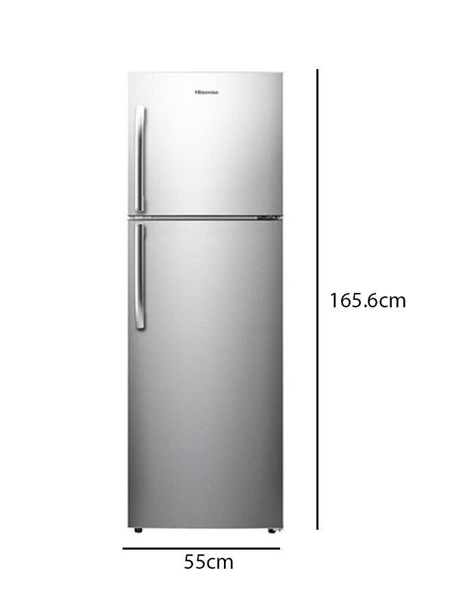 Hisense - 328L Gross/ 250L Net Capacity Top Mount Double Door ReferigeratorNo Frost, LED Interior Light, Deodorizing Filter, Multi Air Flow, 90°Door Design 120 W RT328N4DGN Grey - Image 1