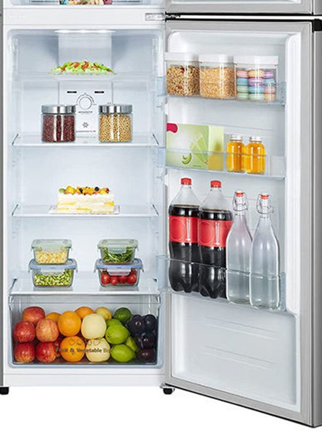 Hisense - 328L Gross/ 250L Net Capacity Top Mount Double Door ReferigeratorNo Frost, LED Interior Light, Deodorizing Filter, Multi Air Flow, 90°Door Design 120 W RT328N4DGN Grey - Image 1
