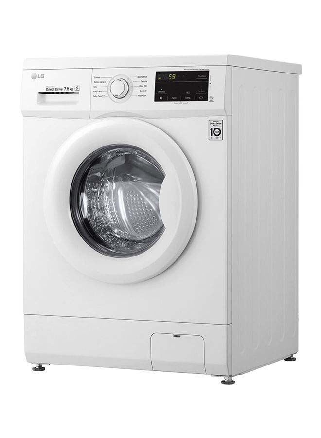 LG - Fully Automatic Front Loading Washing Machine 7kg 7 kg 110 W FH2J3QDNP0 White - Image 1