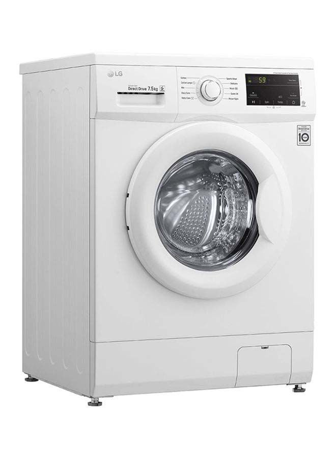 LG - Fully Automatic Front Loading Washing Machine 7kg 7 kg 110 W FH2J3QDNP0 White - Image 1