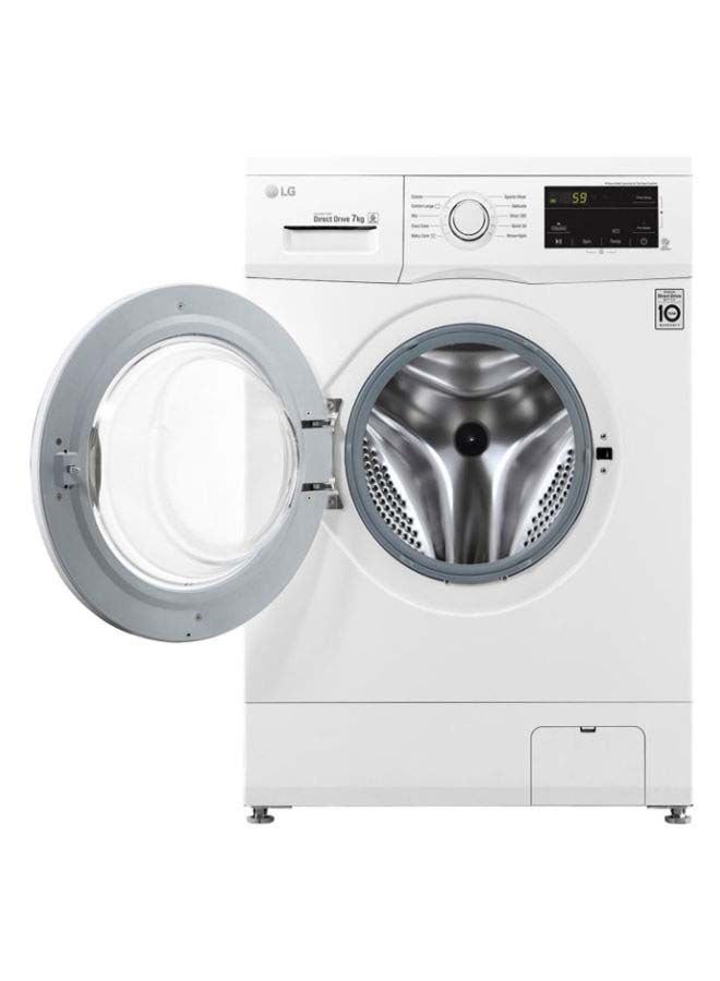 LG - Fully Automatic Front Loading Washing Machine 7kg 7 kg 110 W FH2J3QDNP0 White - Image 1