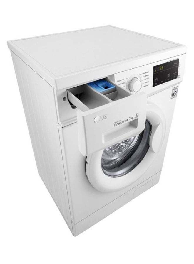 LG - Fully Automatic Front Loading Washing Machine 7kg 7 kg 110 W FH2J3QDNP0 White - Image 1