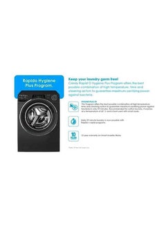 CANDY Rapido Washer 9KG And Dryer 6KG 1600 W ROW4966DHRR/1-19 Anthracite  - Image 5