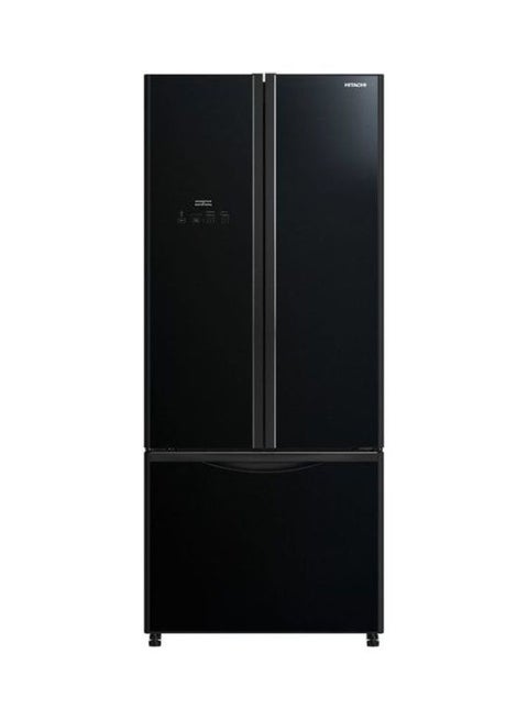French Bottom Freezer Refrigerator Glass 474.5 kW RWB600PUK9GBK Black