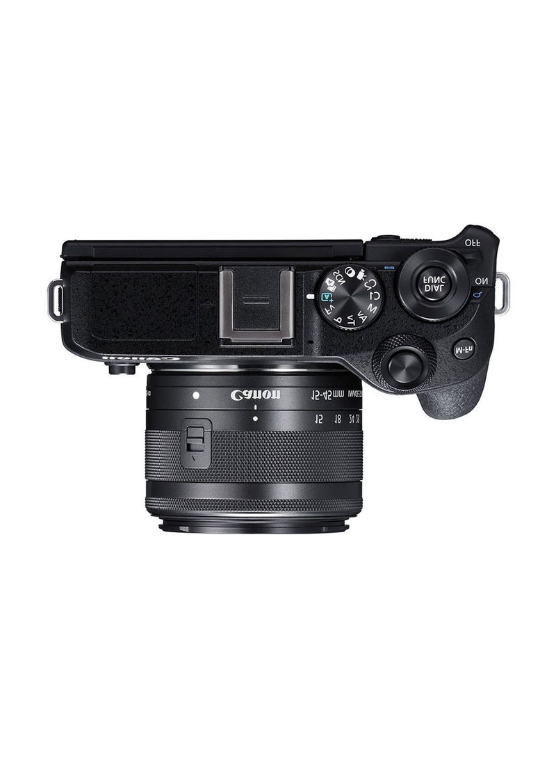 Canon - EOS M6 Mark II Black EF-M15-45 IS STM +EVF EU26 - Image 1